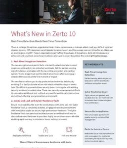 Read more about the article What’s New in Zerto 10