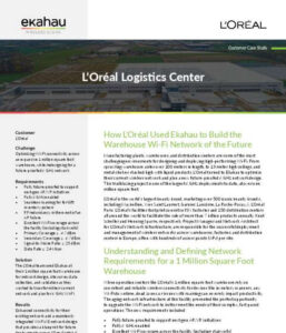 Read more about the article Case Study – L’Oreal Logistics Center
