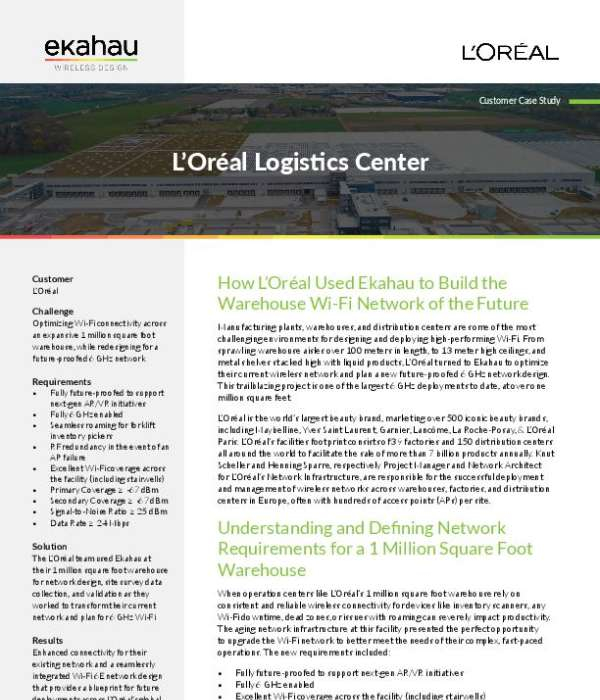 You are currently viewing Case Study – L’Oreal Logistics Center