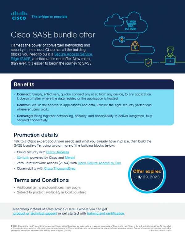 You are currently viewing Cisco SASE Bundle Offer
