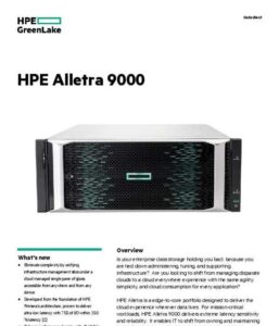 Read more about the article HPE Alletra 9000