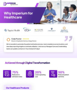 Read more about the article Why Imperium for Healthcare