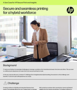 Read more about the article Secure and seamless printing for a hybrid workforce
