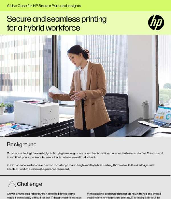 You are currently viewing Secure and seamless printing for a hybrid workforce