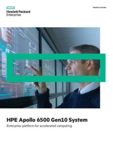 Read more about the article HPE Apollo 6500 Gen10 System: Enterprise platform for accelerated computing