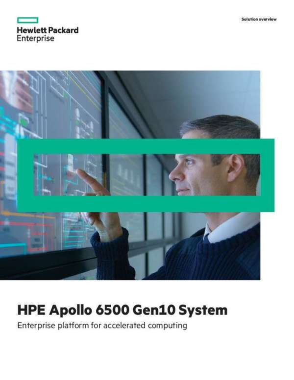 You are currently viewing HPE Apollo 6500 Gen10 System: Enterprise platform for accelerated computing