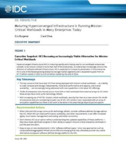 Read more about the article Maturing Hyperconverged Infrastructure Is Running Mission-Critical Workloads in Many Enterprises Today