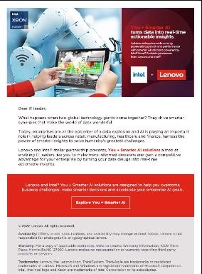 You are currently viewing Lenovo and Intel Partnership Datasheet