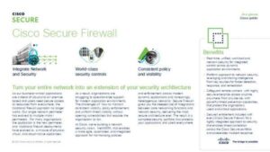 Read more about the article Cisco Secure Firewall at a Glance
