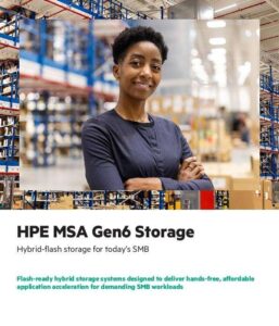 Read more about the article HPE MSA Gen6 Storage: Hybrid-flash storage for today’s SMB