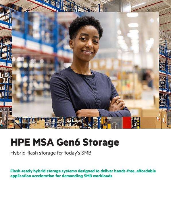 You are currently viewing HPE MSA Gen6 Storage: Hybrid-flash storage for today’s SMB