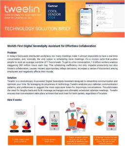 Read more about the article Tweelin Digital y AI-powered Serendipity Assistant Solution Brief
