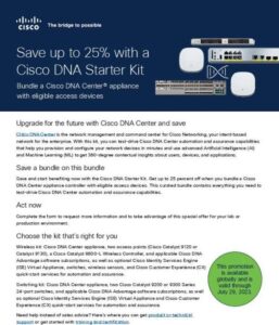 Read more about the article Cisco DNA Starter Kit Offer