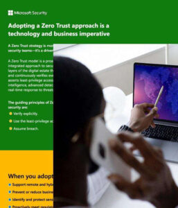 Read more about the article Adopting a Zero Trust approach is a technology and business imperative
