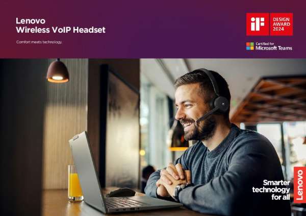 You are currently viewing Lenovo Wireless VoIP Teams Headset