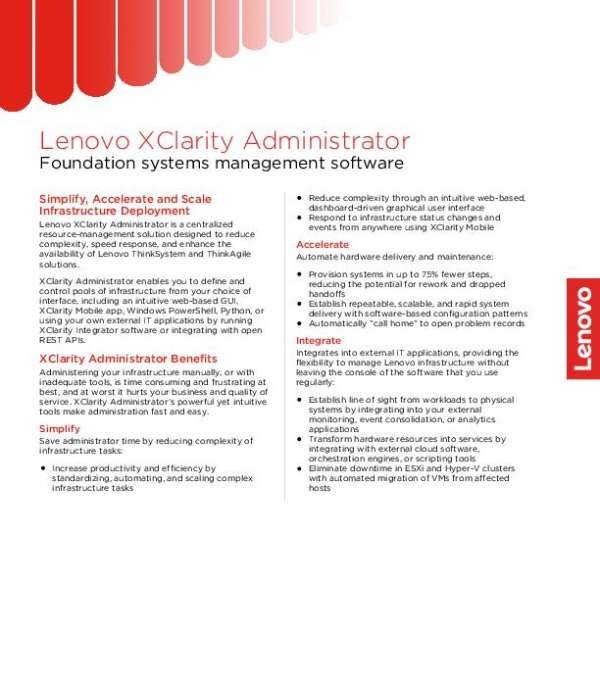 You are currently viewing Lenovo XClarity: Foundational Systems Management Software