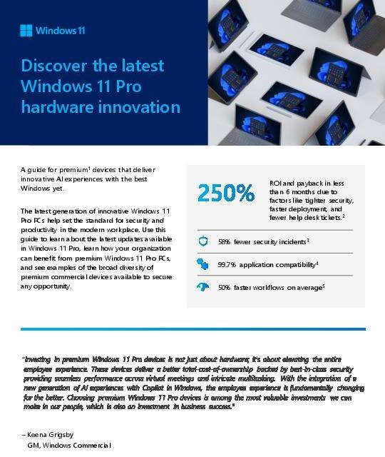 You are currently viewing Discover the latest Windows 11 Pro hardware innovation