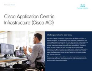 Read more about the article Cisco Application Infrastructure (ACI) Solution Brief