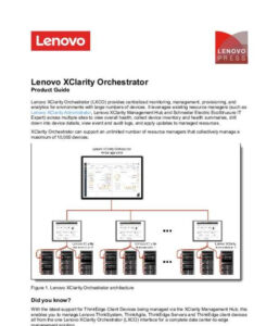 Read more about the article Lenovo XClarity Orchestrator
