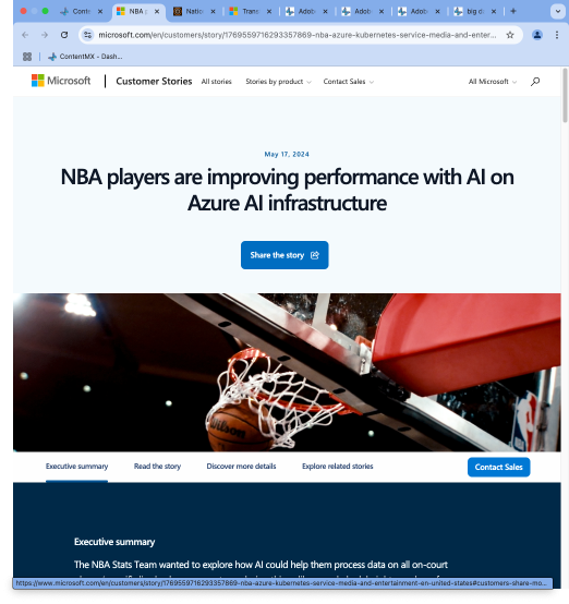 You are currently viewing NBA players are improving performance with AI on Azure AI infrastructure