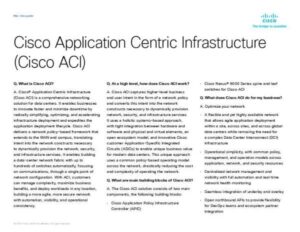 Read more about the article Application Centric Infrastructure – FAQs