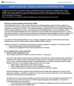 Read more about the article Microsoft Azure Stack HCI Virtual Desktop Infrastructure