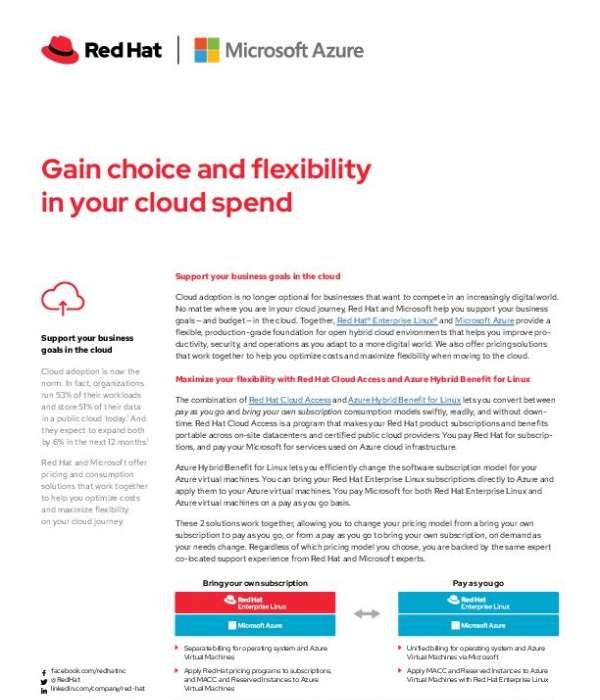 You are currently viewing Gain choice and flexibility in your cloud spend