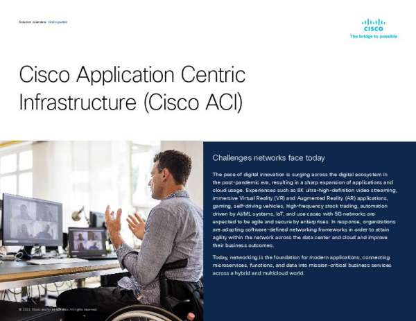 You are currently viewing Cisco Application Infrastructure (ACI) Solution Brief