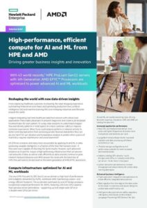 Read more about the article Maximum Efficiency for Inferencing with your AI workloads on HPE ProLiant and NVIDIA GPUs