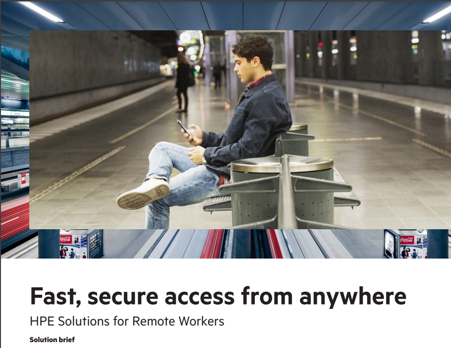 You are currently viewing HPE Solutions for Remote Work
