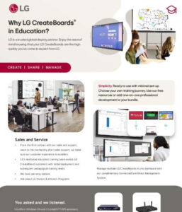 Read more about the article Why LG CreateBoards in Education?
