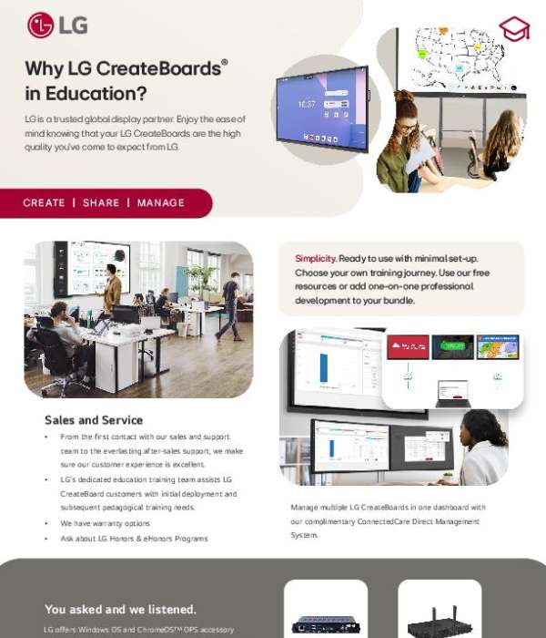 You are currently viewing Why LG CreateBoards in Education?