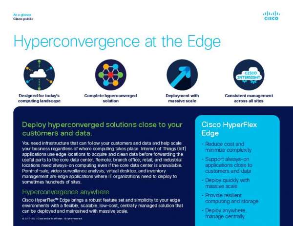 You are currently viewing Hyperconvergence at the Edge