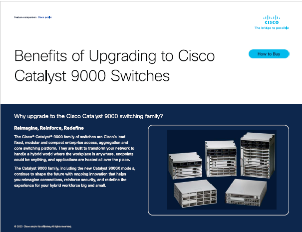 You are currently viewing Benefits of Upgrading to Catalyst 9000 Switches