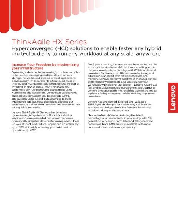 You are currently viewing ThinkAgile HX Datasheet