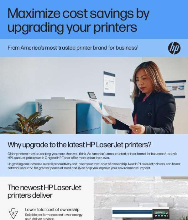 You are currently viewing Maximize cost savings by upgrading your printers