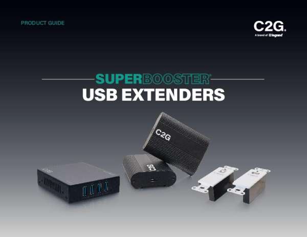 You are currently viewing C2G Superbooster USB Extender Product Guide