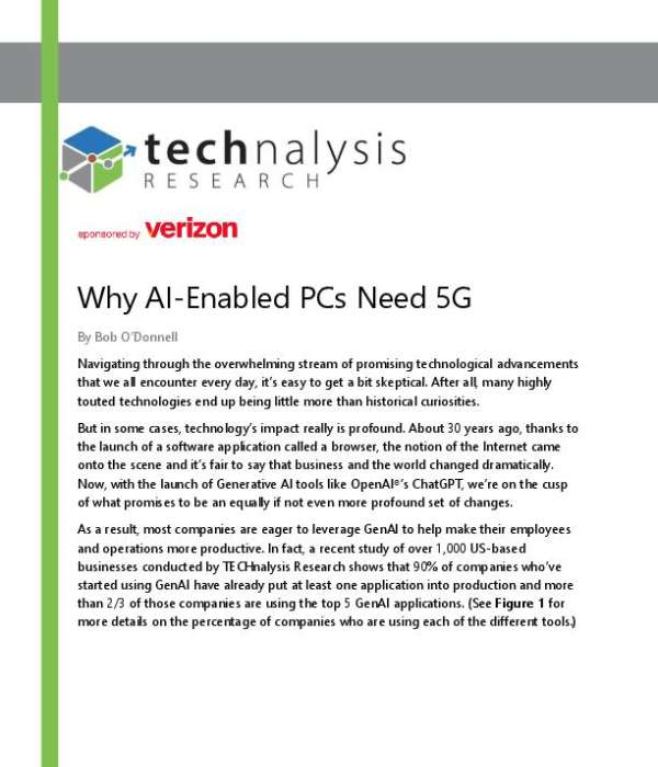 You are currently viewing Why AI-Enabled PCs Need 5G