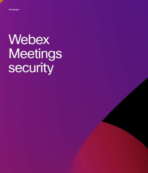 You are currently viewing Webex Meetings Security