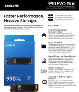 Read more about the article Samsung 990 EVO Plus SSD Datasheet