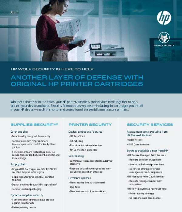 You are currently viewing Another Layer of Defense with Original HP Printer Cartridges