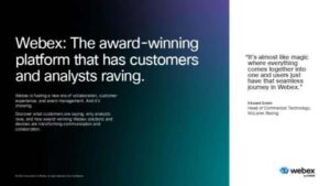 Read more about the article Webex Accolades