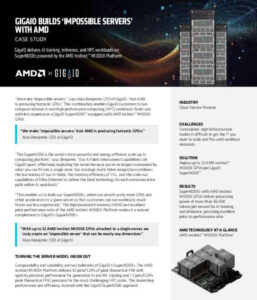 Read more about the article GIGAIO BUILDS ‘IMPOSSIBLE SERVERS’ WITH AMD