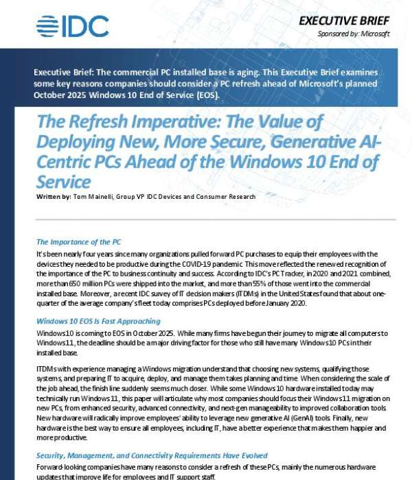 Read more about the article The Refresh Imperative